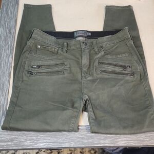 Torrid Olive Green Super Soft Skinny Pants Size 10T